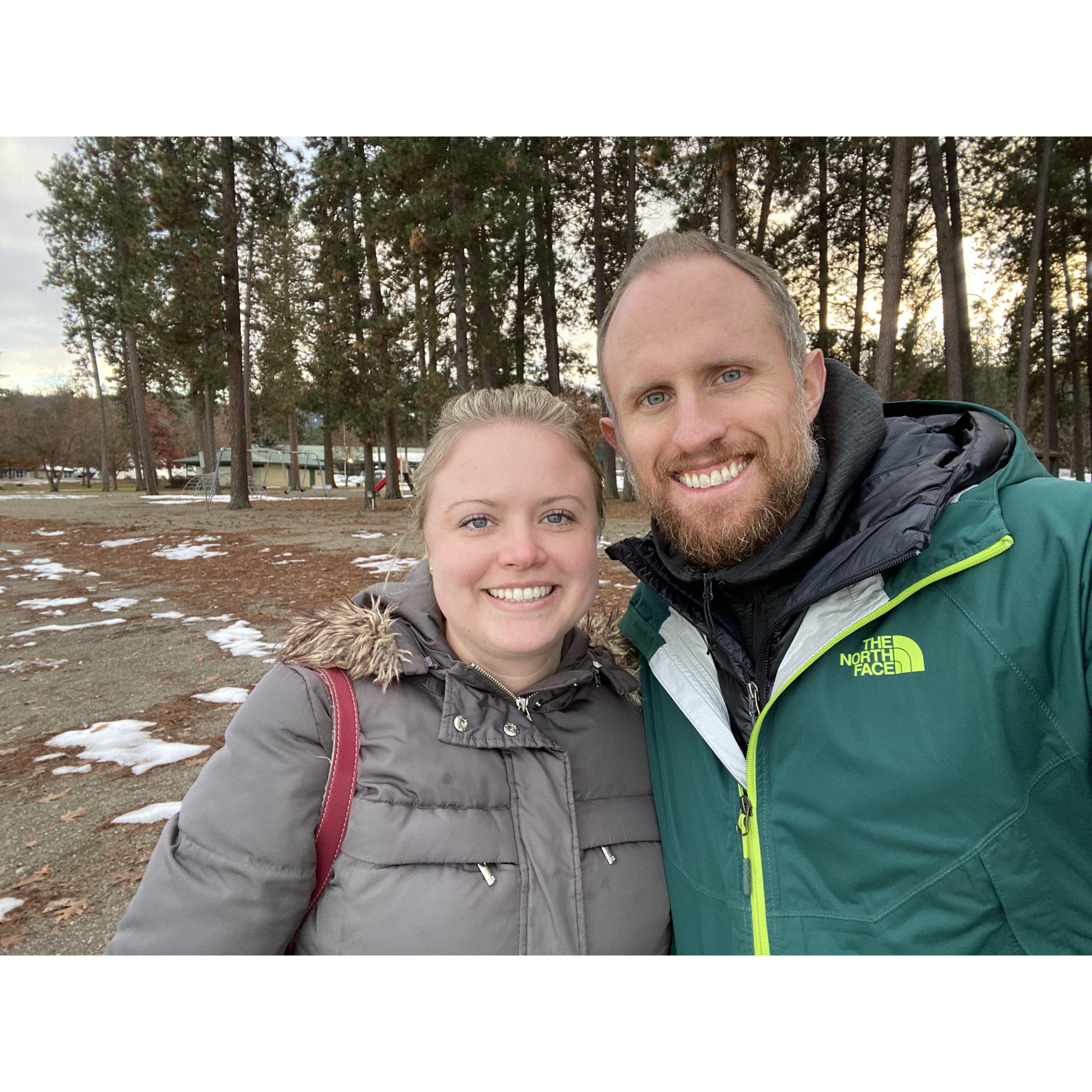Enjoying walks/hiking together