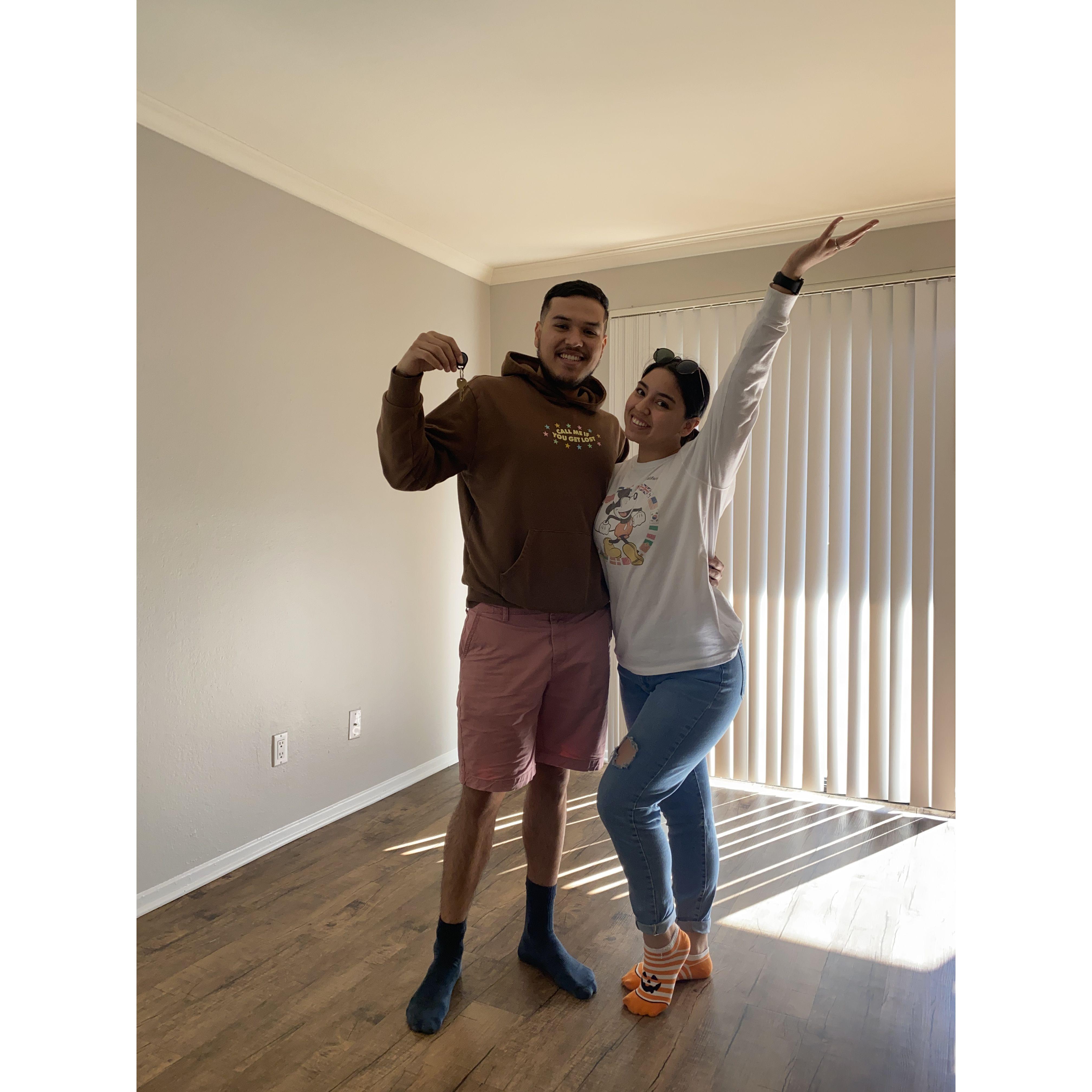 When we got our own place