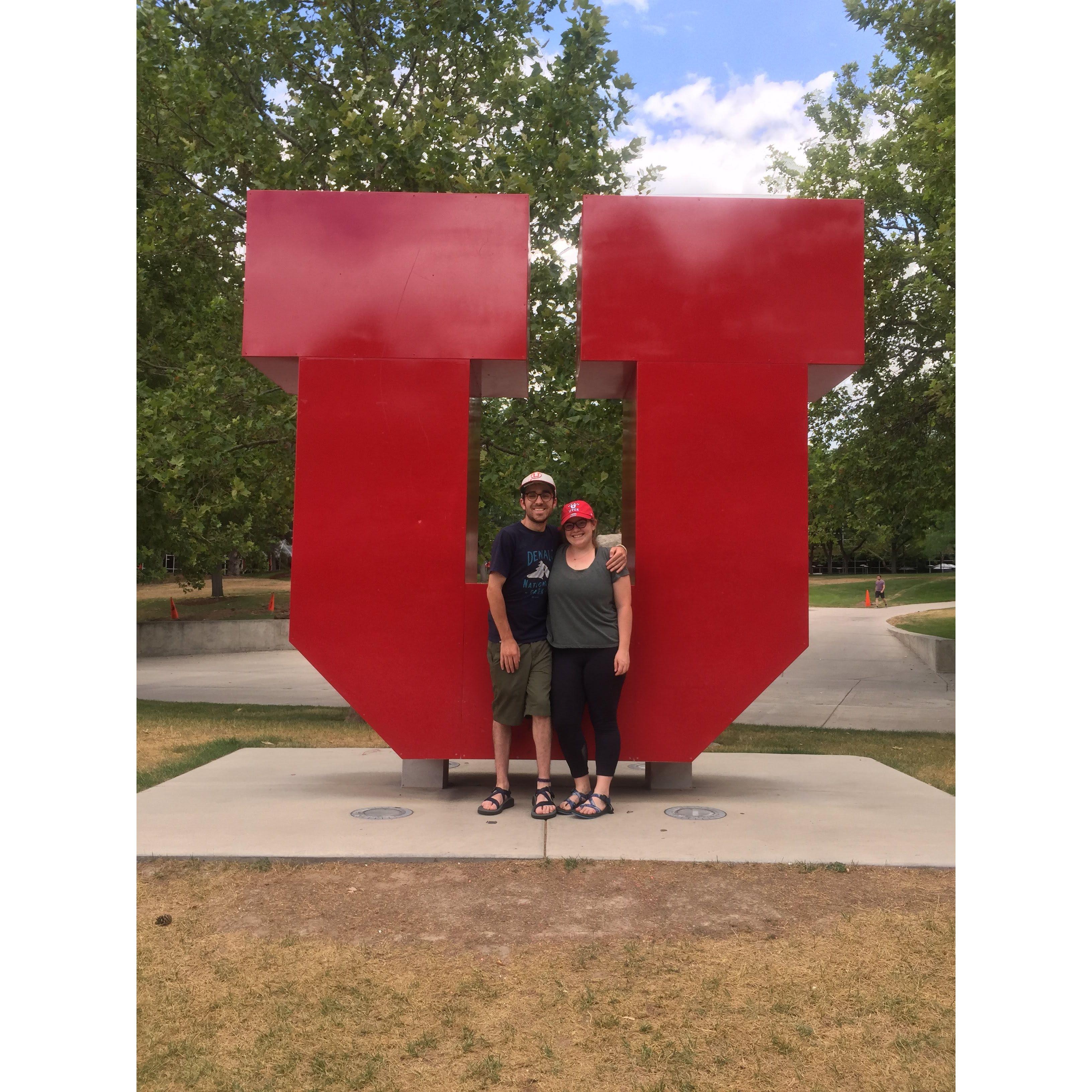 Ashley's first week of being a Ute!