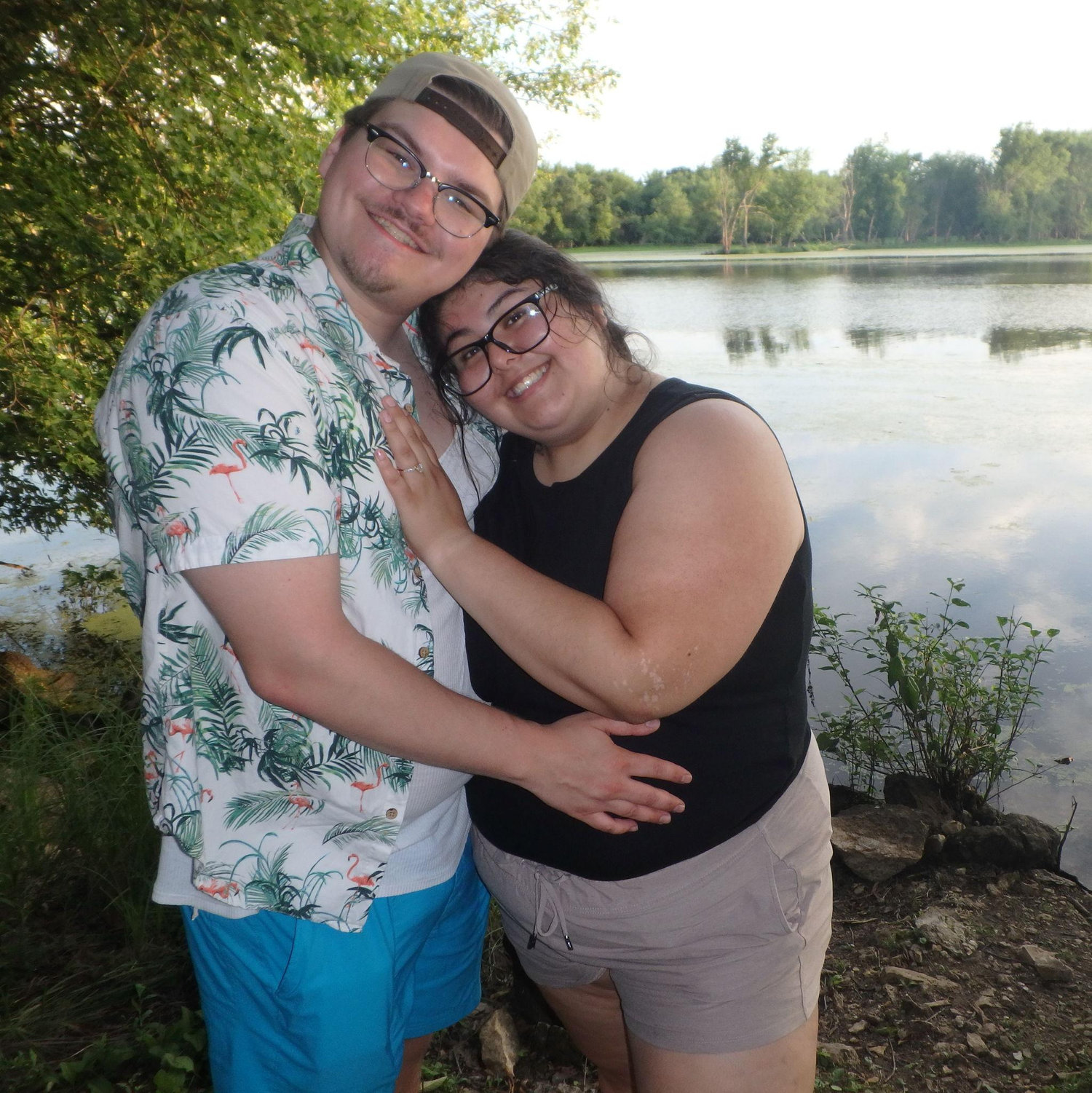 Camping trip turned engagement trip