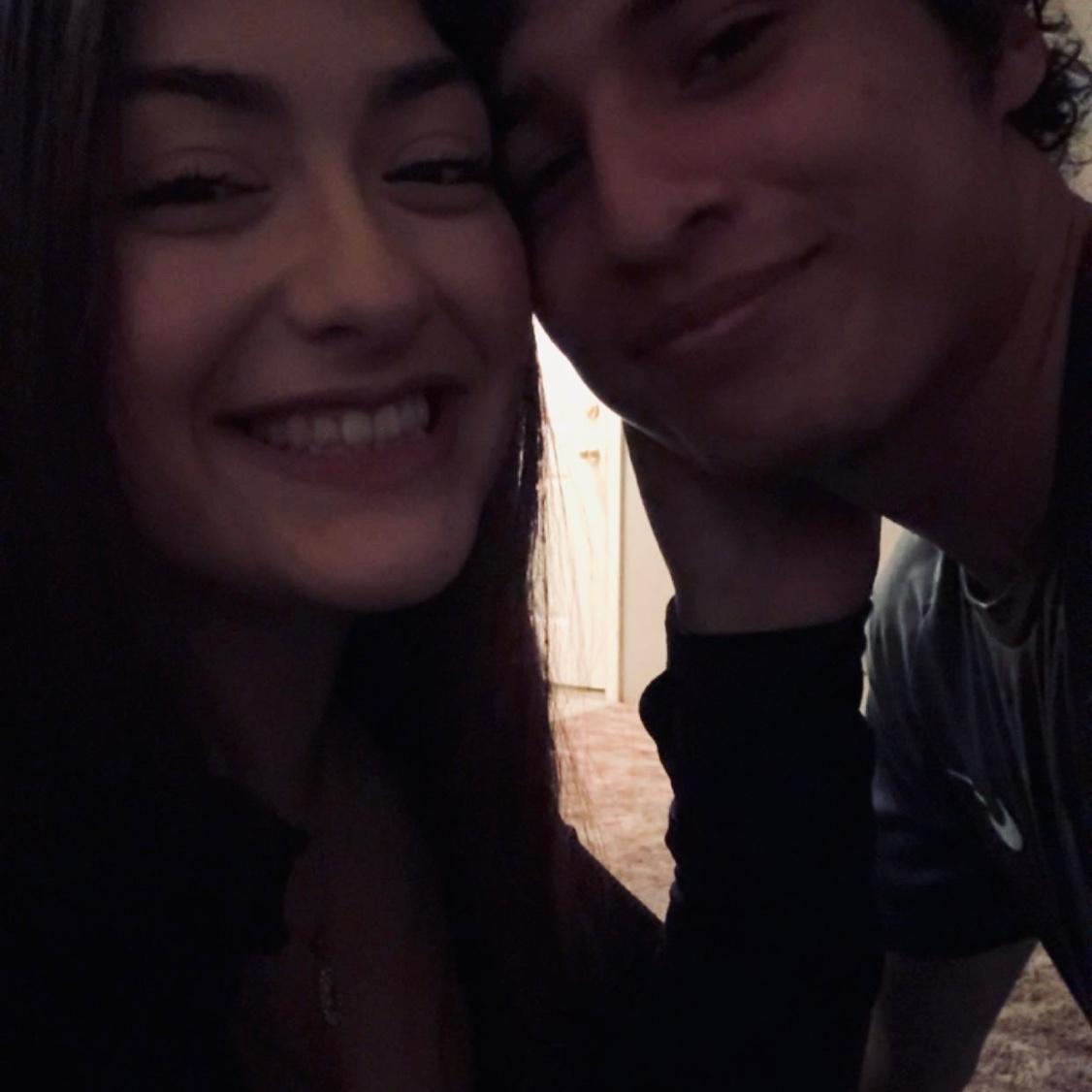 Our first picture when we started dating, before anyone knew we were a pair!