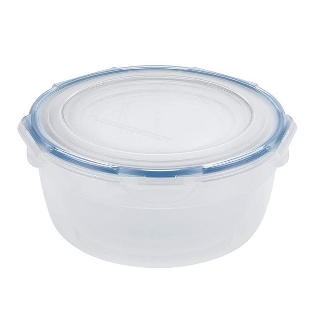 LOCK & LOCK Easy Essentials Food Storage lids/Airtight containers/Stackable, BPA Free, 6 Piece, Clear