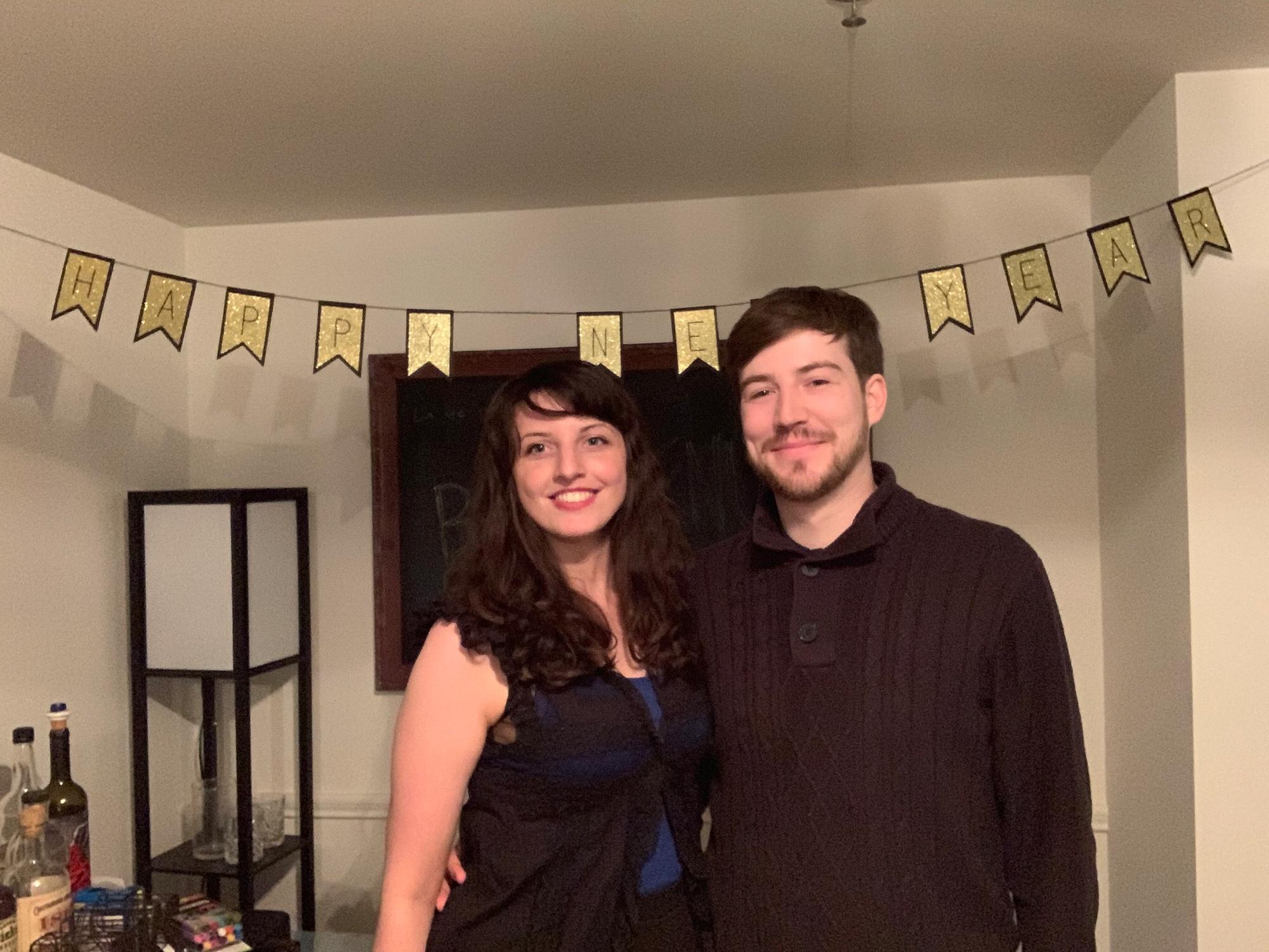 New Years Eve 2019 - our first photo together!