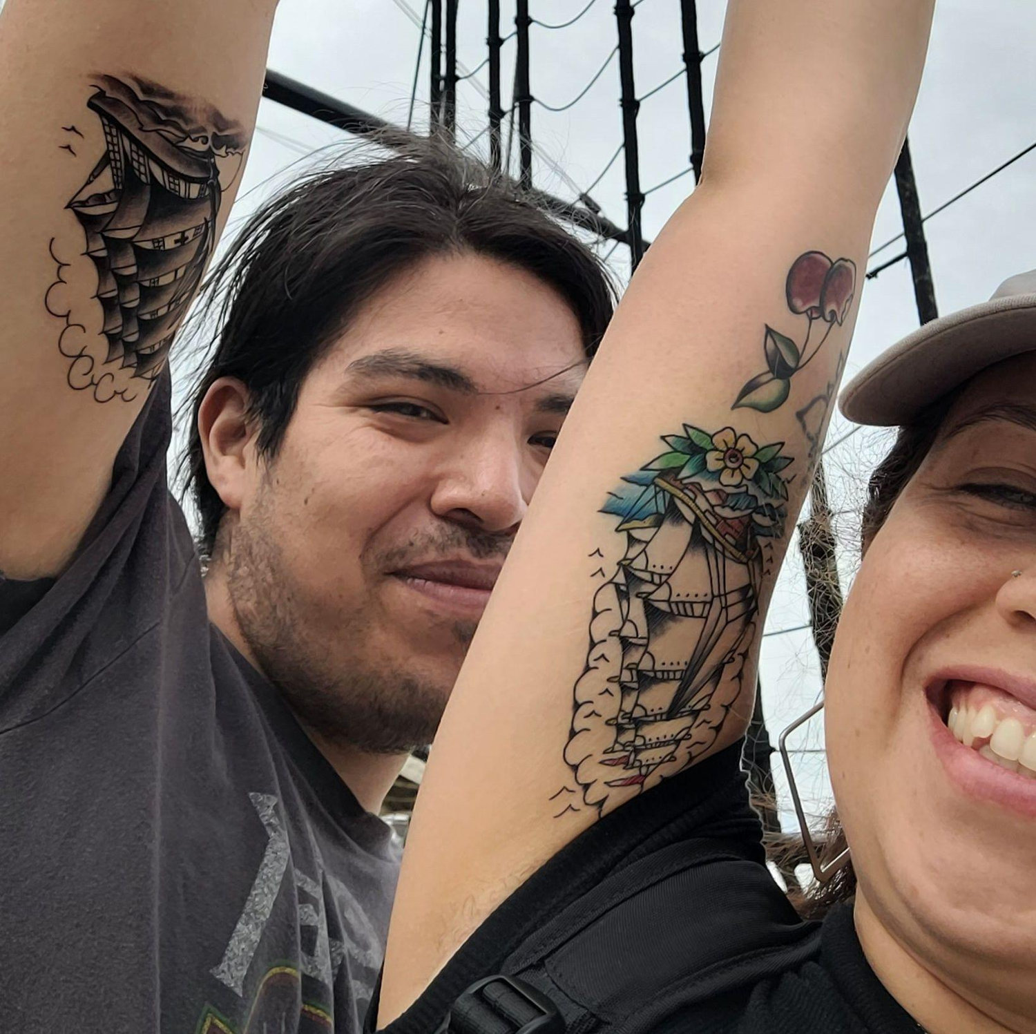 Got semi-matching tattoos at The Original Philadelphia Eddie's.