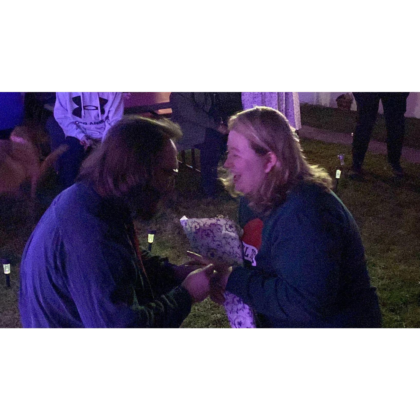 Another photo of our engagement - Dec 23