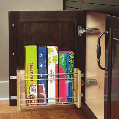 Rev-A-Shelf - 4WFR-18-1 - Medium Wood Door Mount Foil Rack