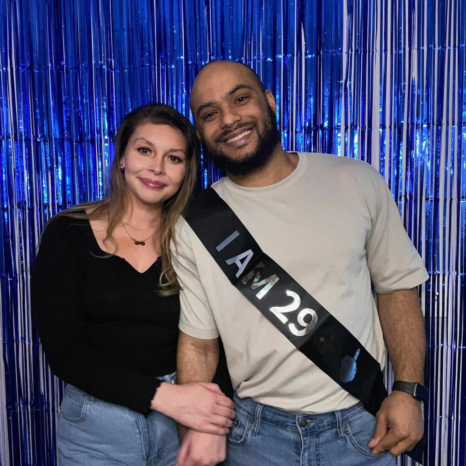 Celebrating Brian’s 30th birthday in Austin