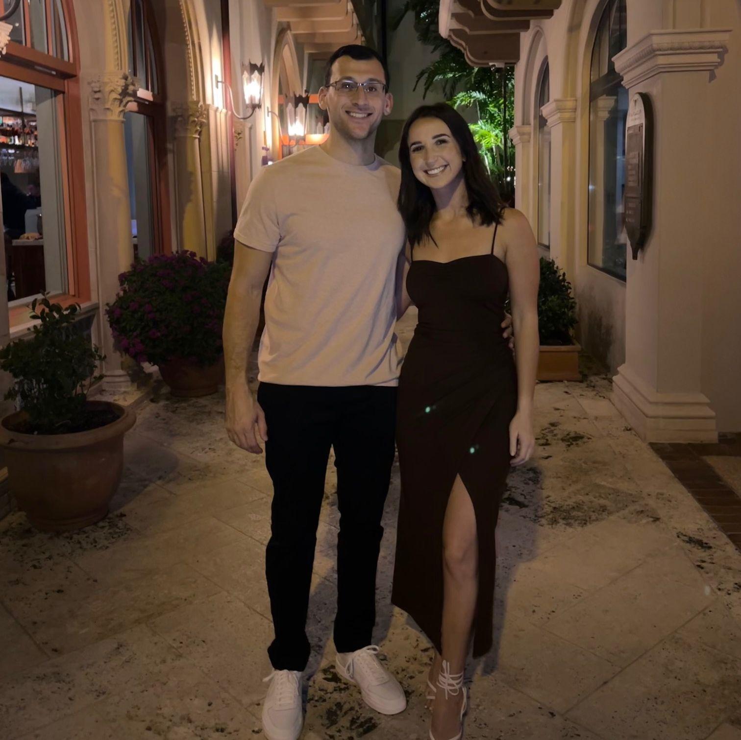 Our first Valentine's Day dinner (Henry's in WPB)