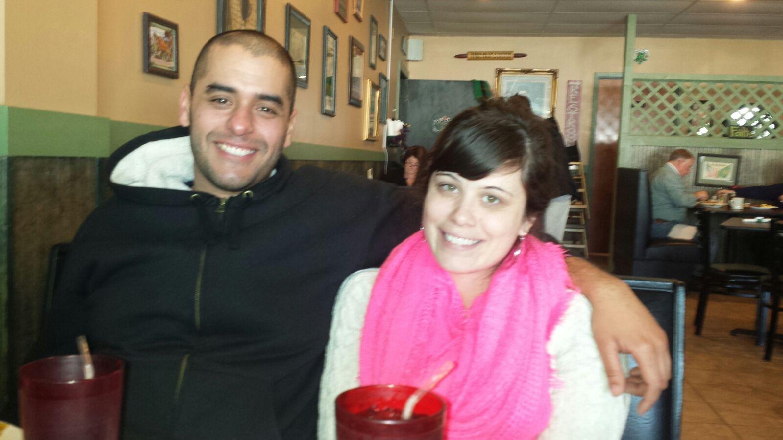 Our very first photo together. 
January 2015