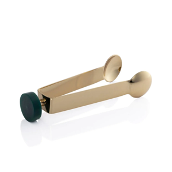 Spiga Ice Tong - Gold & Green