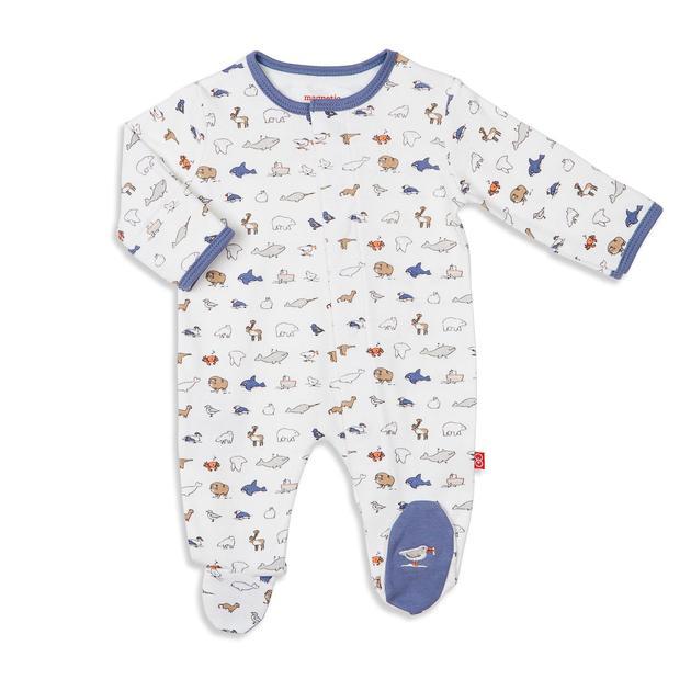 Glacier Bay Organic Cotton Magnetic Footie