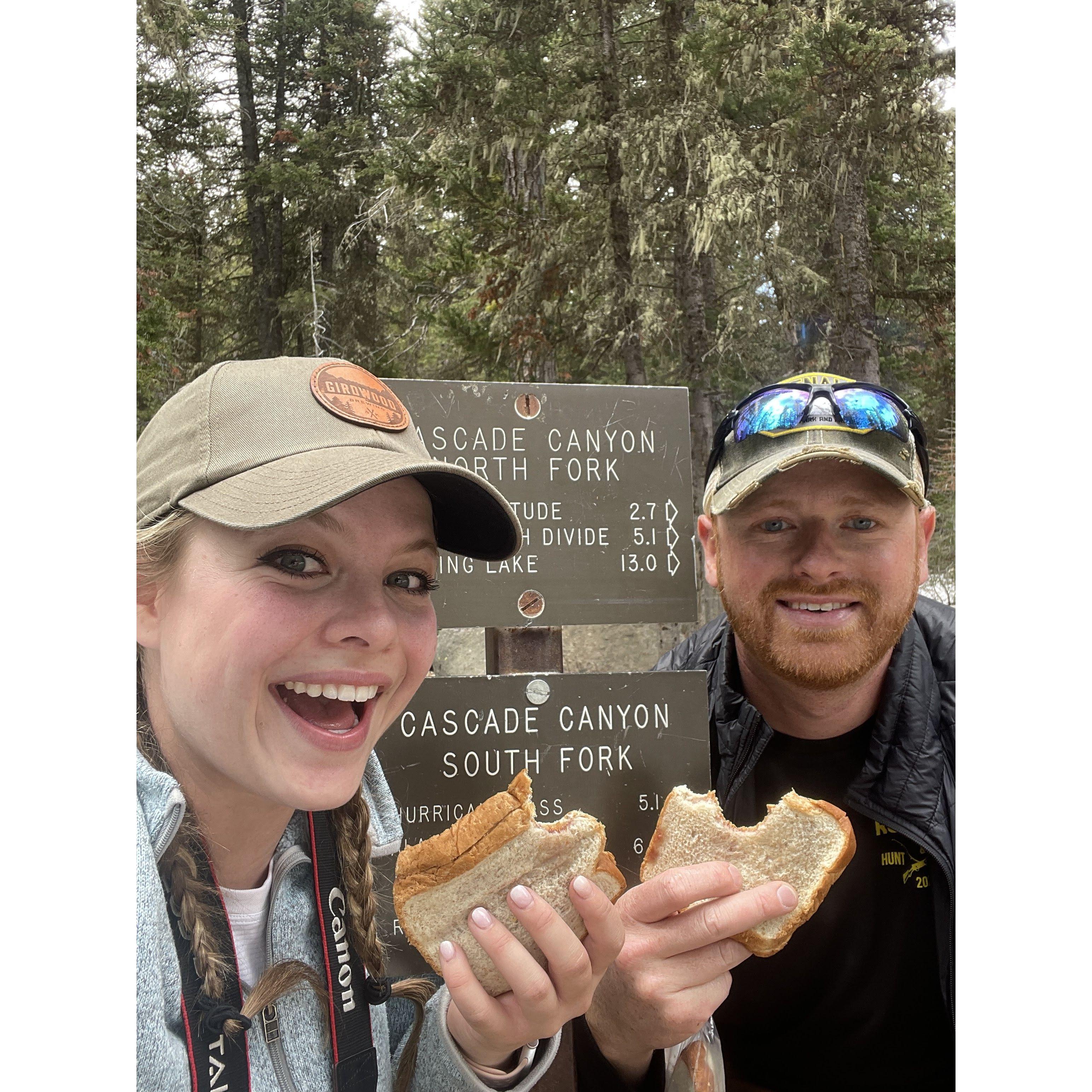 Cascade Canyon, Grand Teton NP. 1 hour before Ben proposed