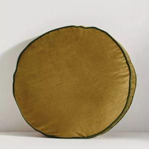 Adelina Velvet Pillow (Kiwi), 14" Round