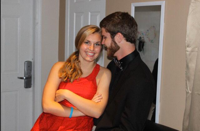 Spring Formal - 2016 - one of my favorite candid shots ever. One of our teammates snapped this pic.