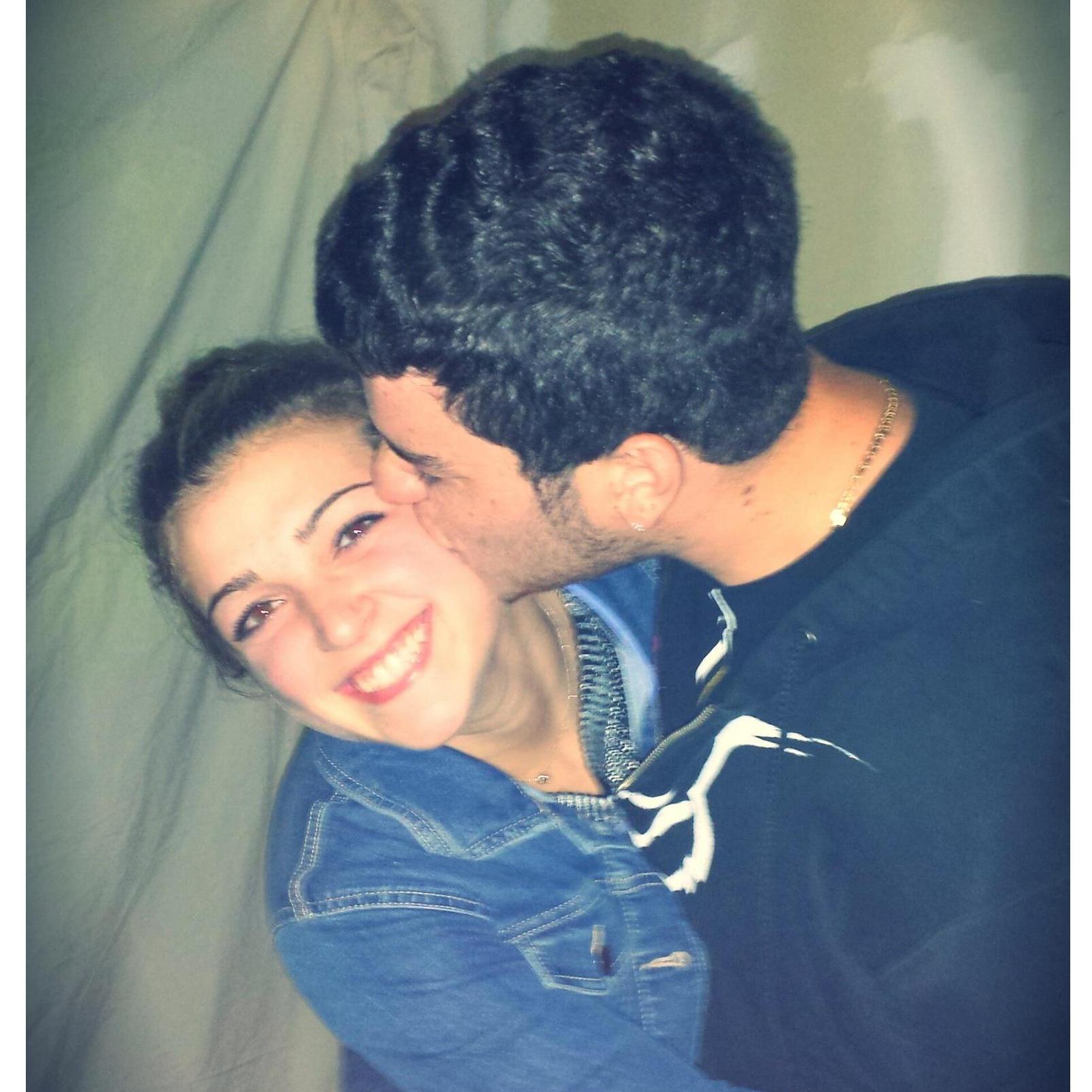 One of our first pictures together! 
September 2013.
