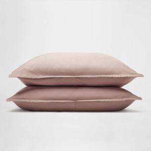 Egyptian Cotton Pillow Shams-Misty Rose