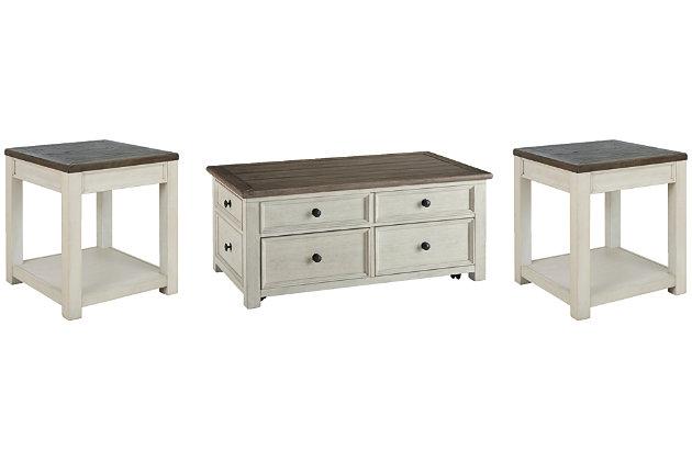 Bolanburg Coffee Table with 2 End Tables