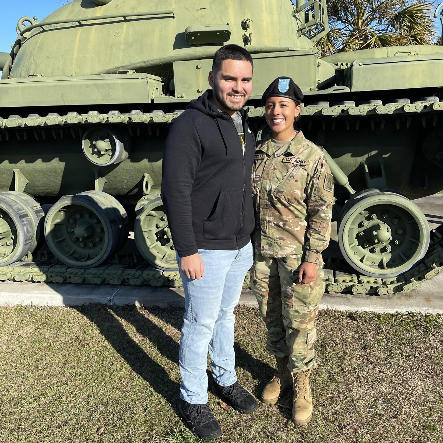 Valery's basic training graduation