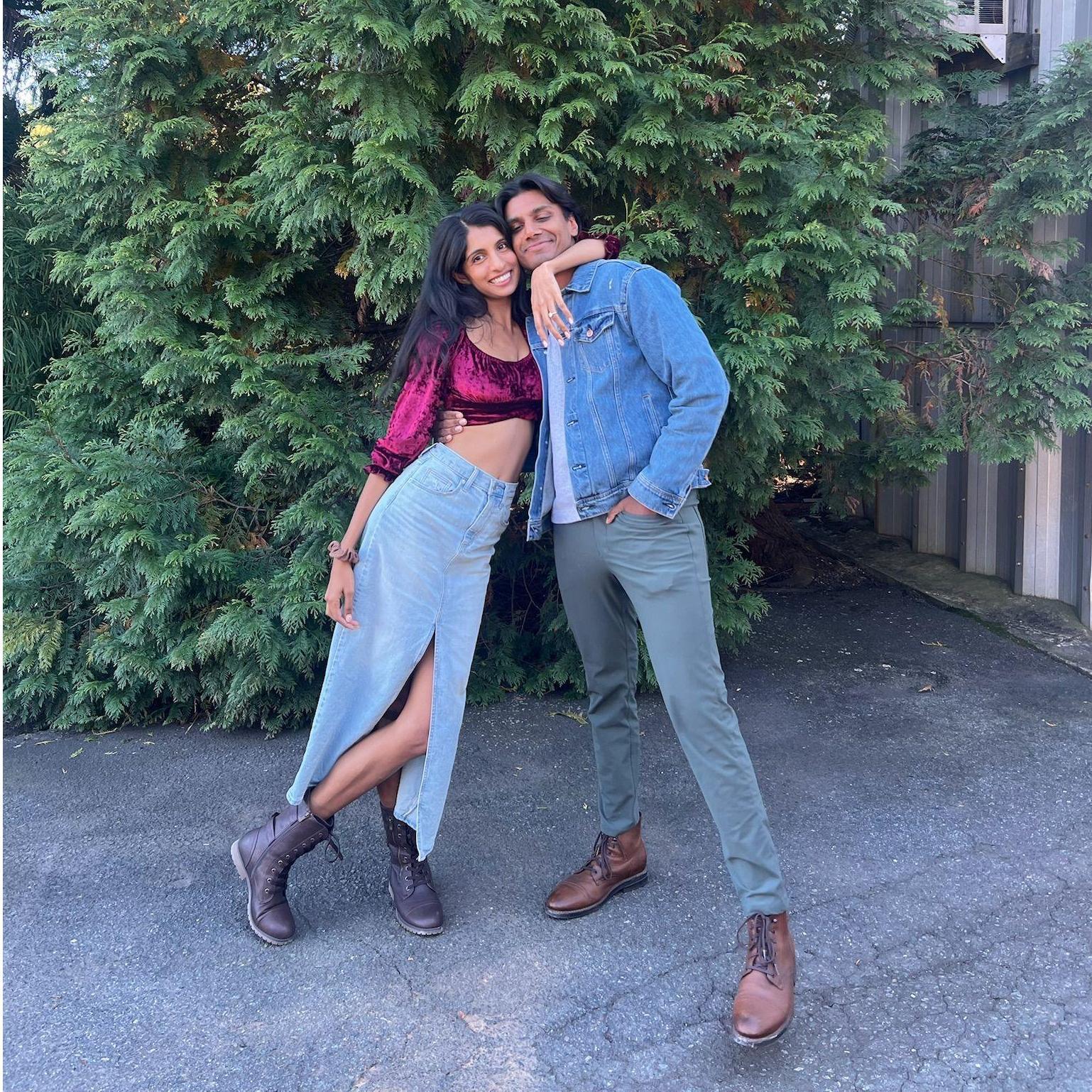 Tarun showed Maya around Charlottesville, home of his Alma Mater. Go Hoos!