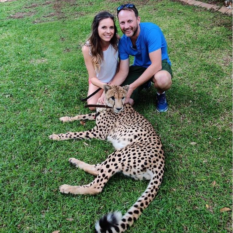 That time he introduced me to a cheetah!