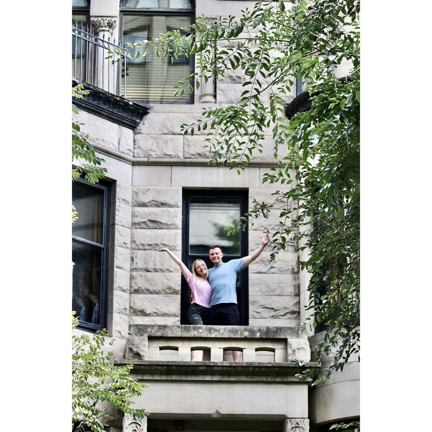 Reagan and Sean moved to Chicago! Their first apartment together was a little greystone complex in the heart of Gold Coast