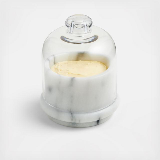 French Kitchen Marble Covered Butter Dish