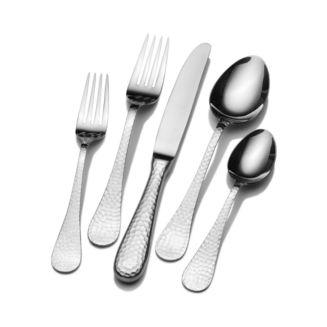 Wallace Continental Hammered 45-Piece Flatware Set