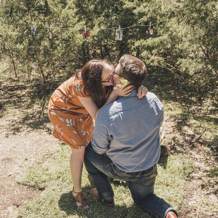 Of course Lauren said YES!