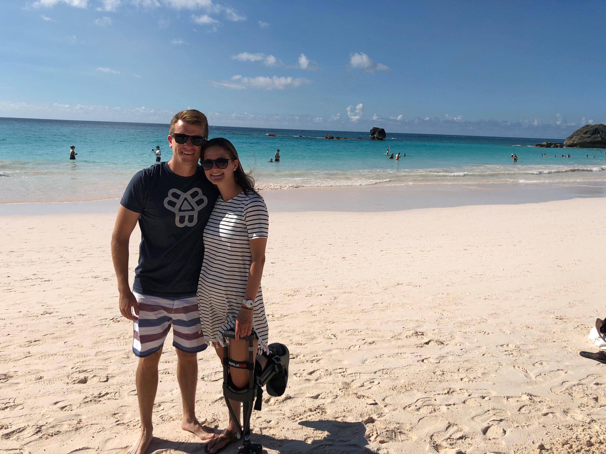 Lisfranc couldn't ruin our beach vacation!
