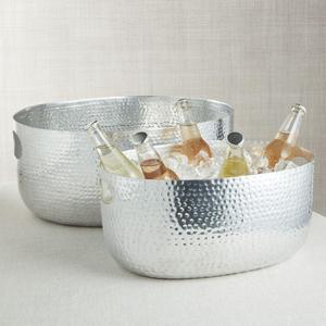 Bash Silver Beverage Tub