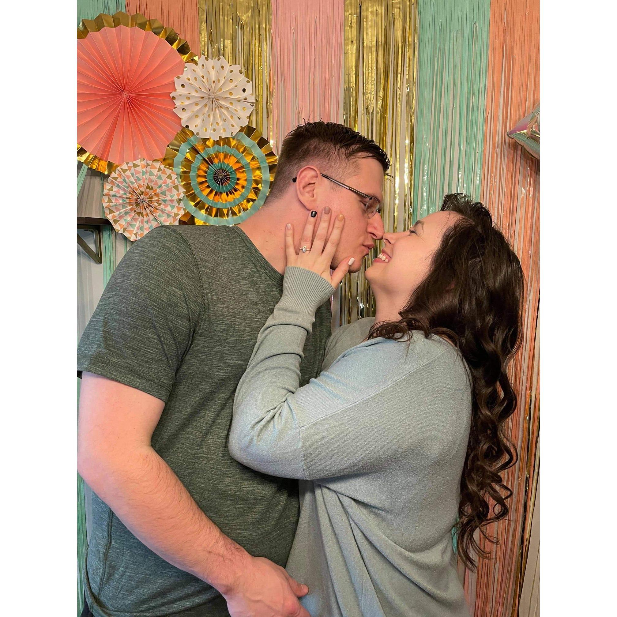 a post-engagement surprise party! 4/3/21