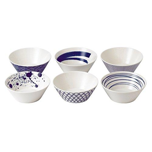 Royal Doulton 40019363 Pacific Mixed Patterns Bowls , 6.2", Multiple ,(Set of 6)