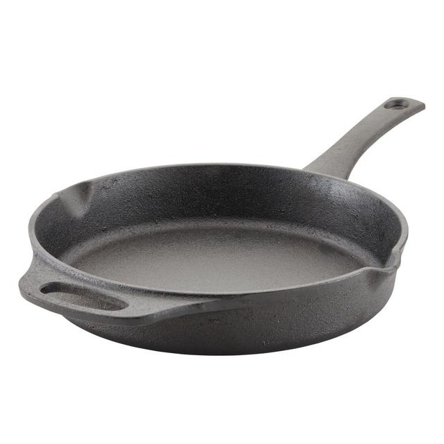 Rachael Ray™ 10-Inch Cast Iron Skillet with Helper Handle in Black