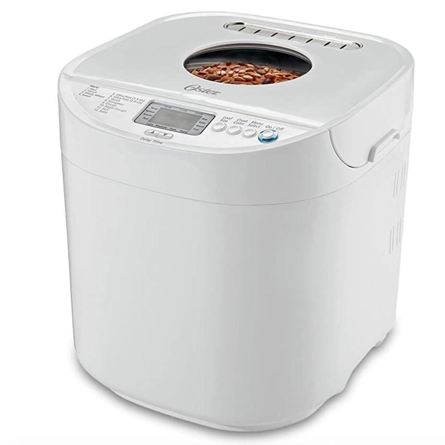 Oster Expressbake Breadmaker, 2-lb. Loaf Capacity, 2 lb, White/Ivory