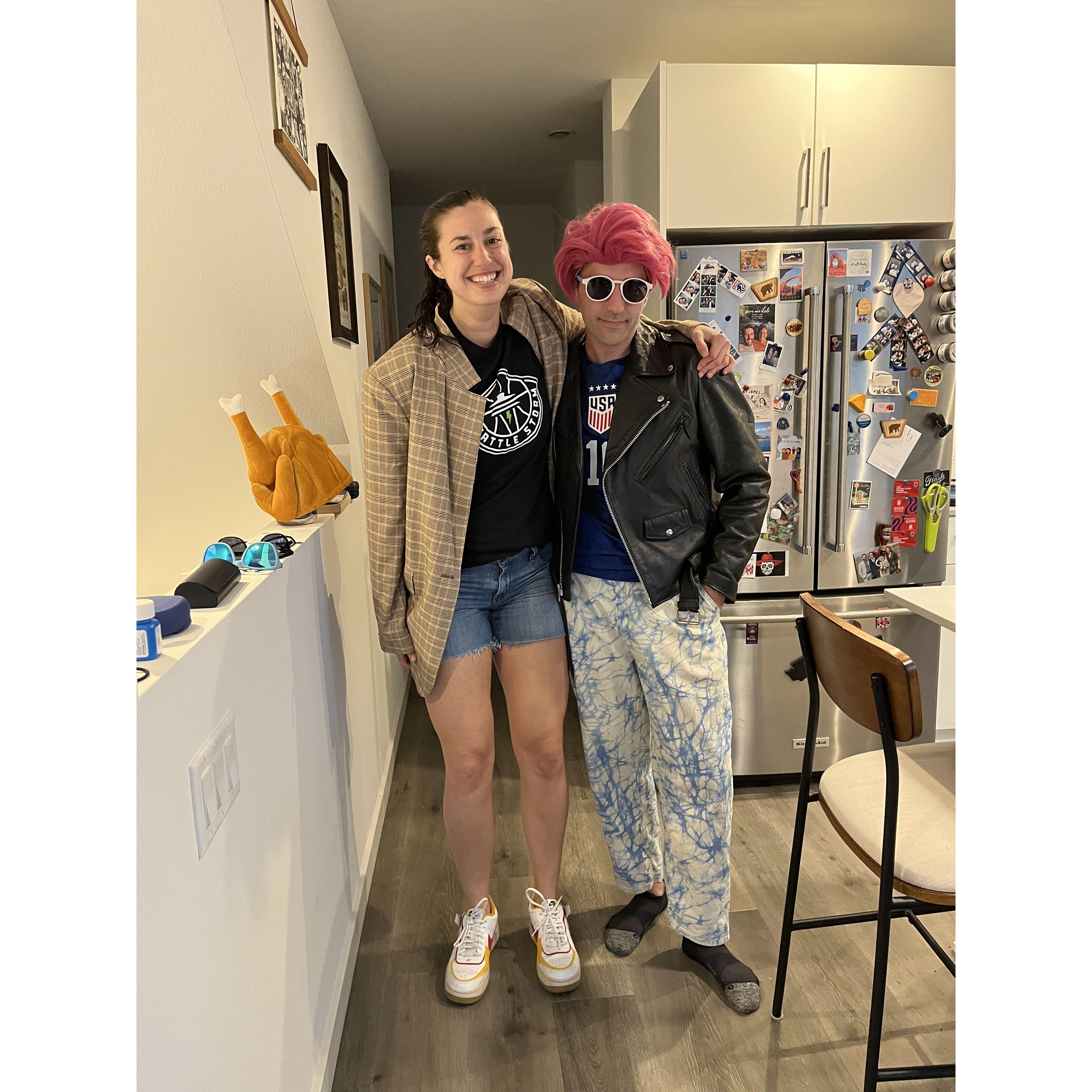 Sue and Megan for Halloween