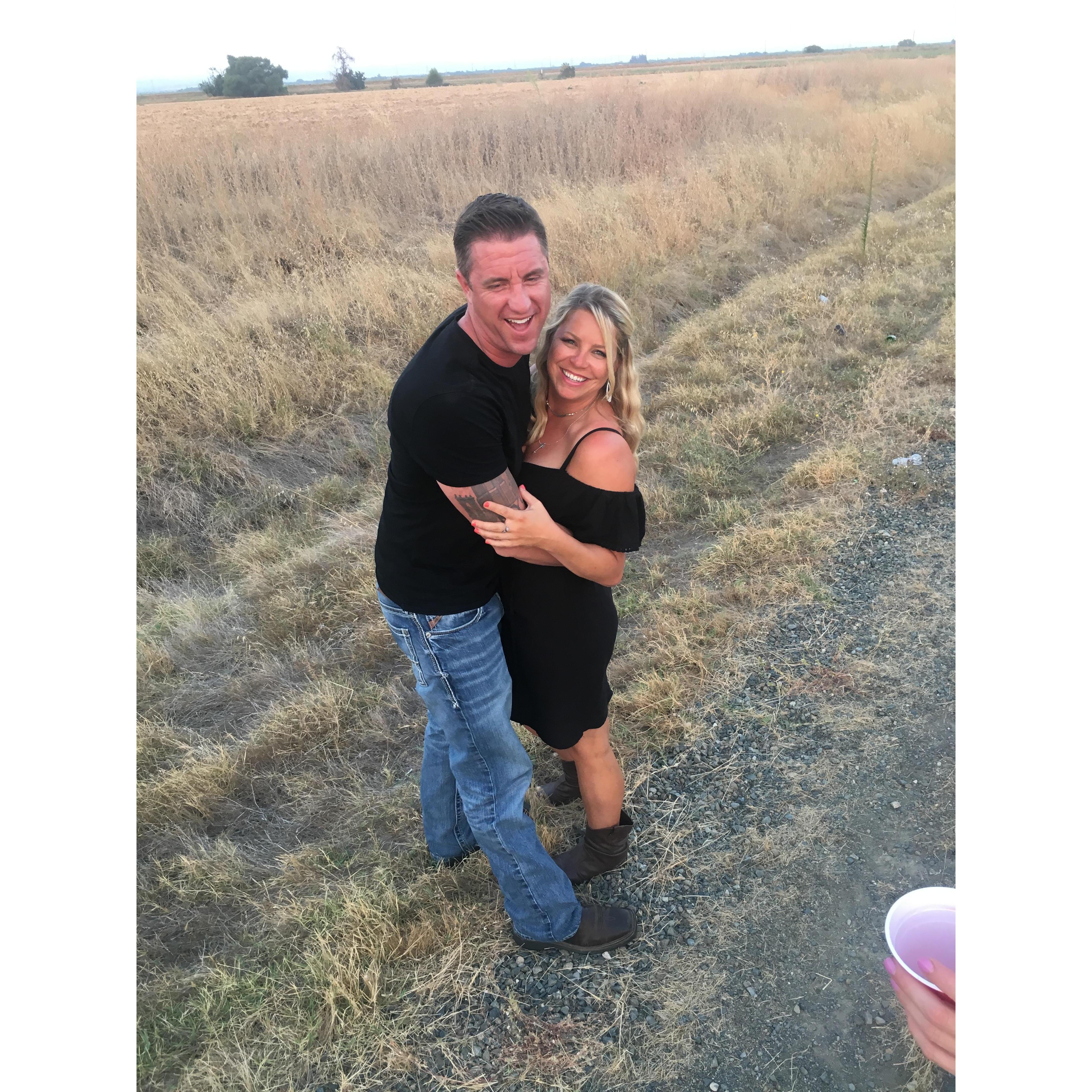 Fun fact.... This photo was taking when our party bus was stuck in traffic so long on the way to the concert we had to get out to pee! This was taking on the way back to the bus.