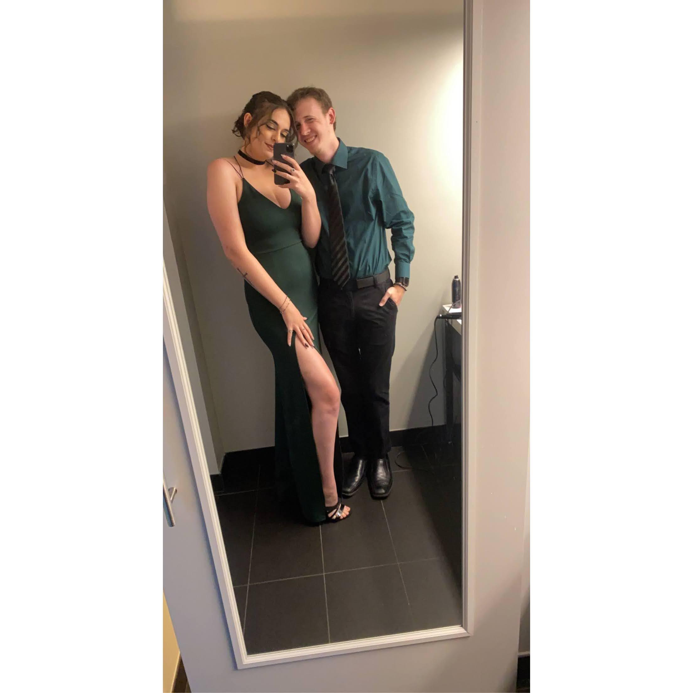 Our first fancy date