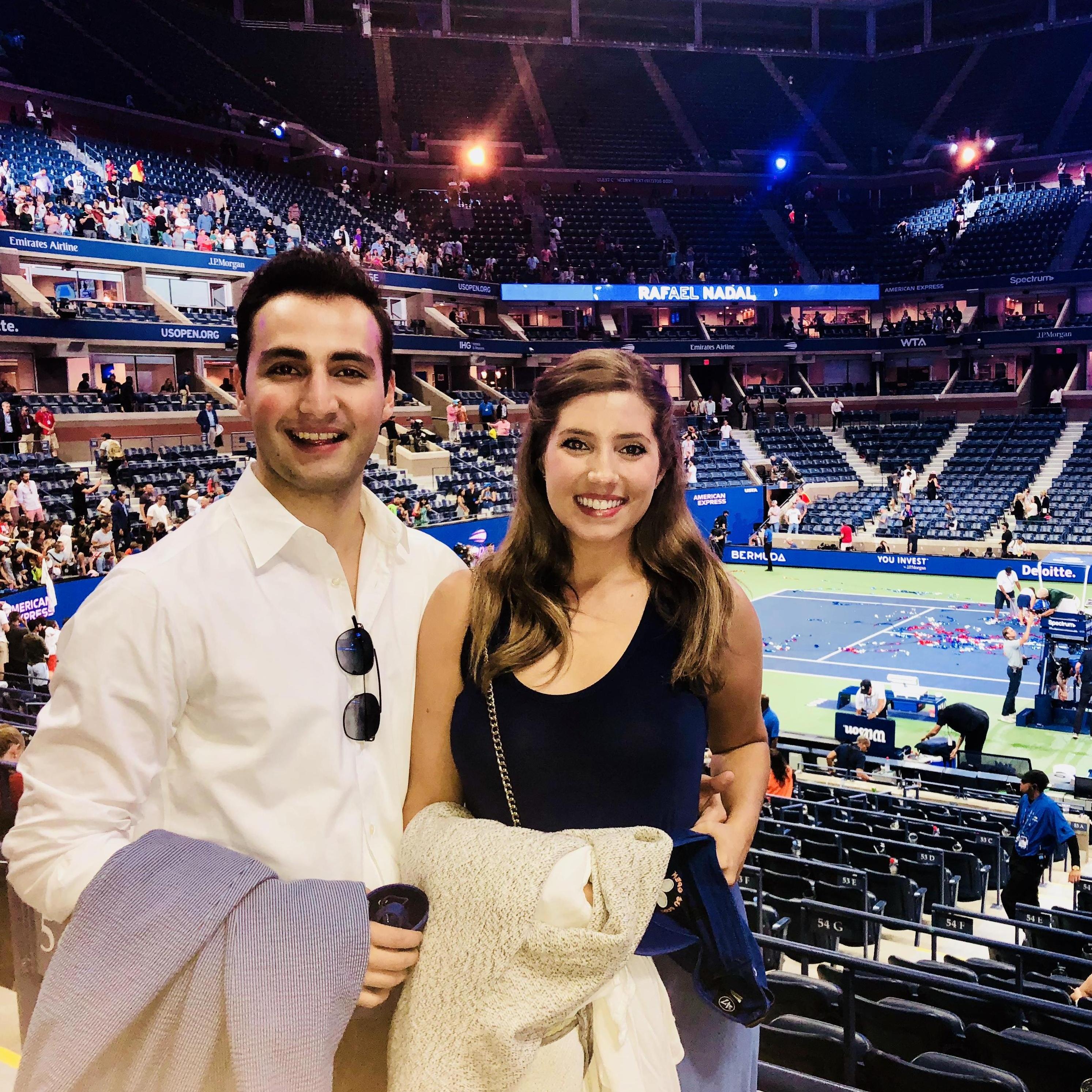At the 2019 US Open Final in NYC