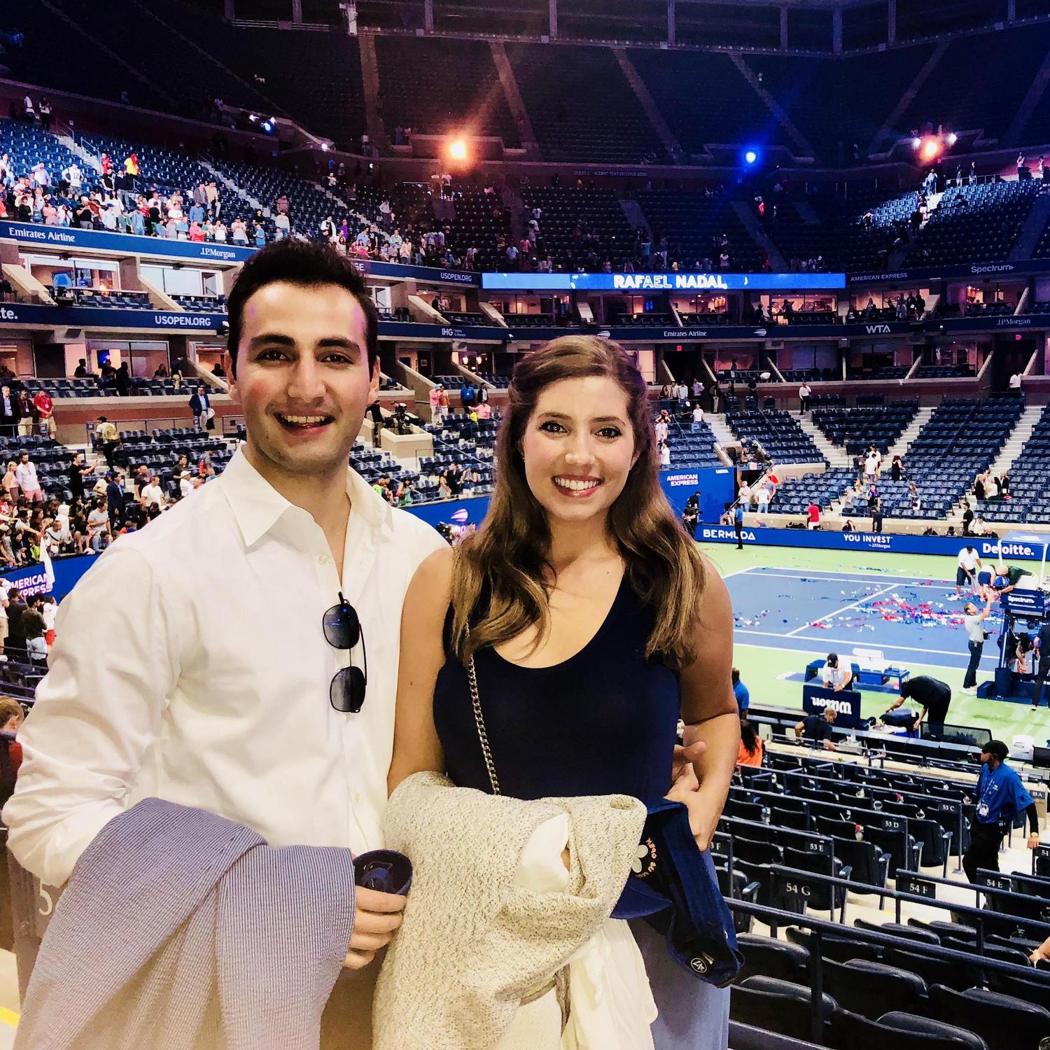 At the 2019 US Open Final in NYC