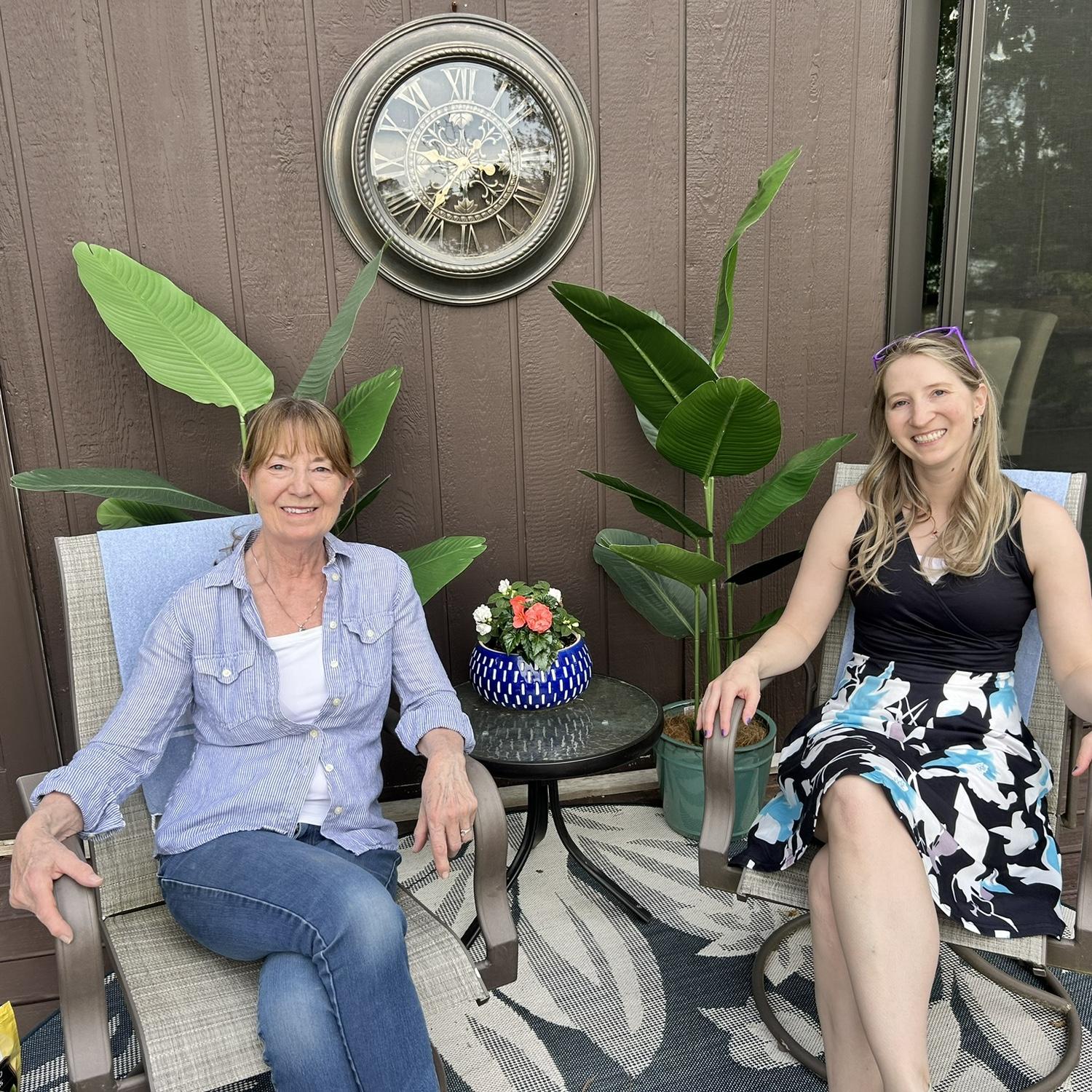 Ashley and her Mom, Sharon
