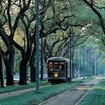 Streetcar through Garden District