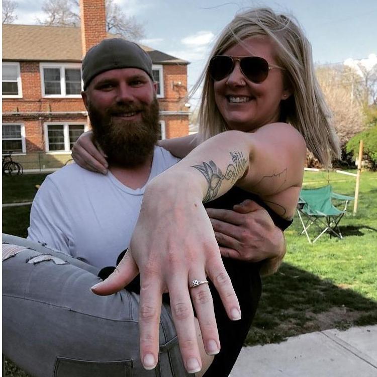 He first proposed with my grandmothers engagement ring -- with my dad's permission of course!