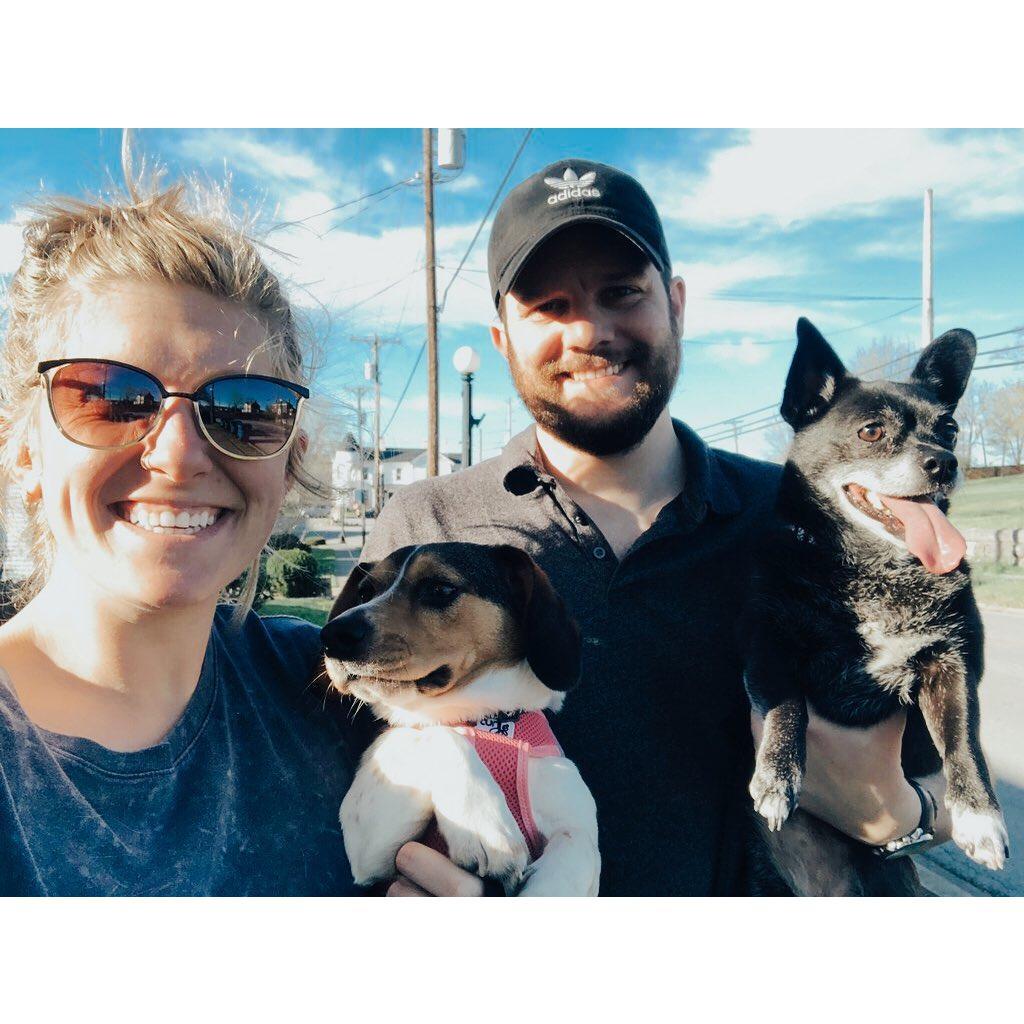 Going for a much needed walk (pre-Franklin and Foster.)