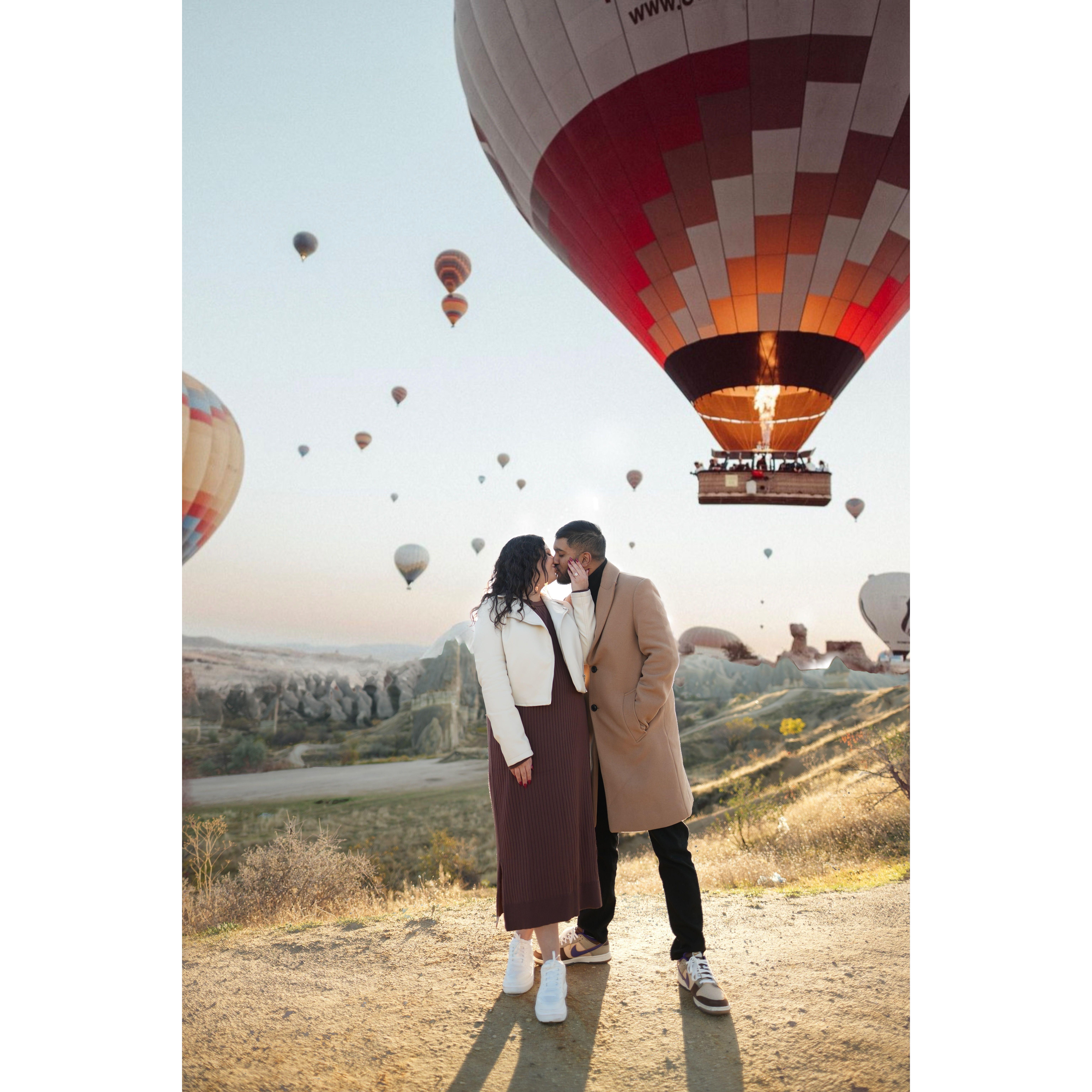 Proposal in Cappadocia, Turkey