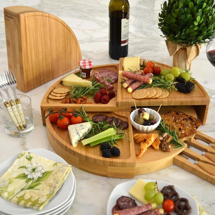 Picnic at Ascot, Vienna 4-Piece Multi Level Charcuterie Board