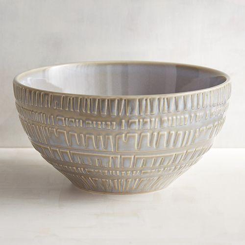 Landon Large Gray Bowl