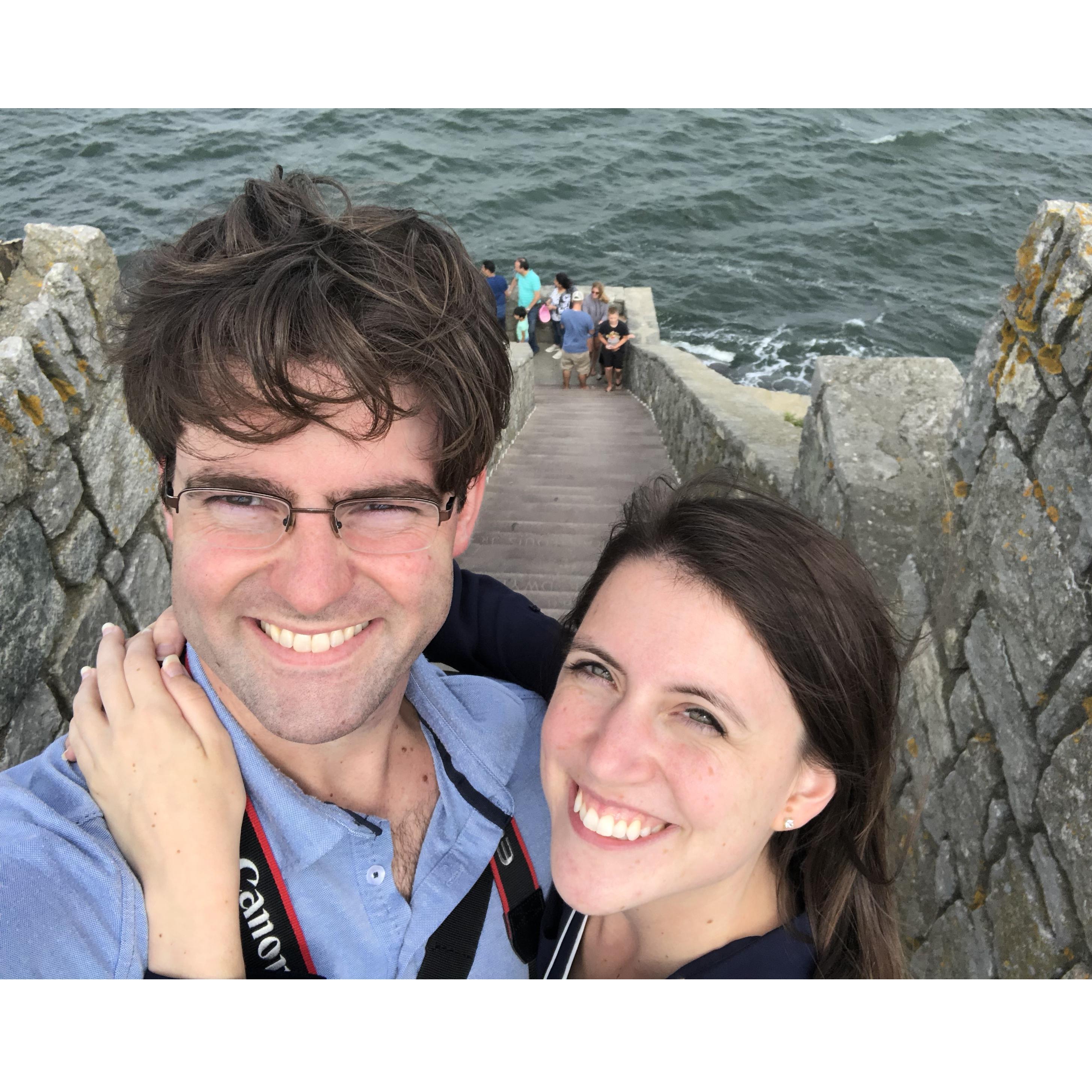 The Cliff Walk in Newport, RI
