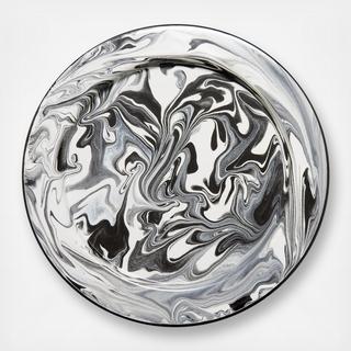 Swirl Enamelware Charger, Set of 4