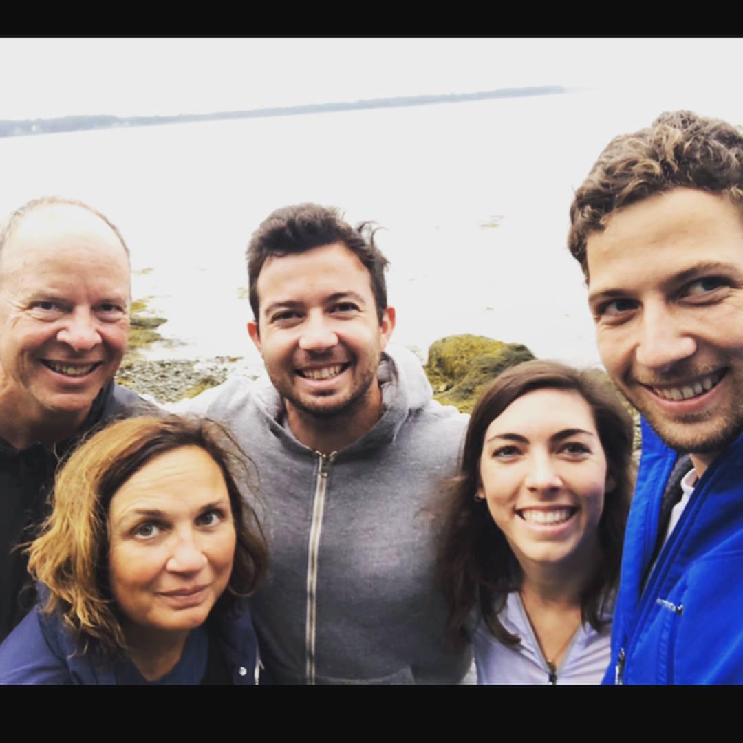 Brett, Dyana, Jordan, Rhi, and Trevor in Maine, 2018