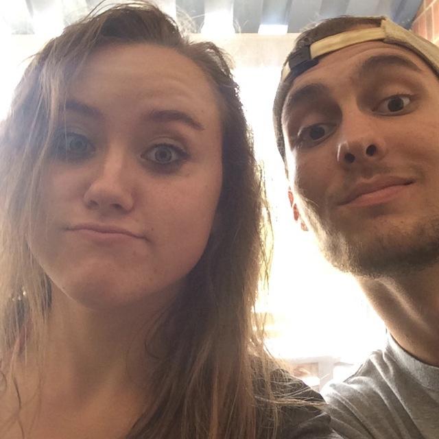 Wil and Erin in their first year of college, where they met.